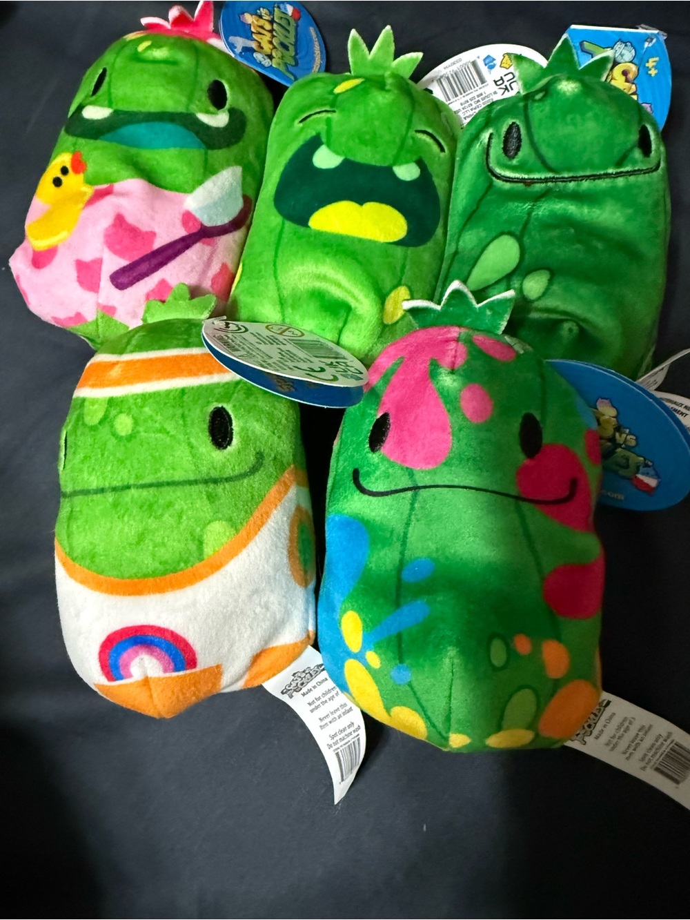 Cats vs Pickles Plush Bundle 5pc Felicia Gertrude Joe Splat NWT